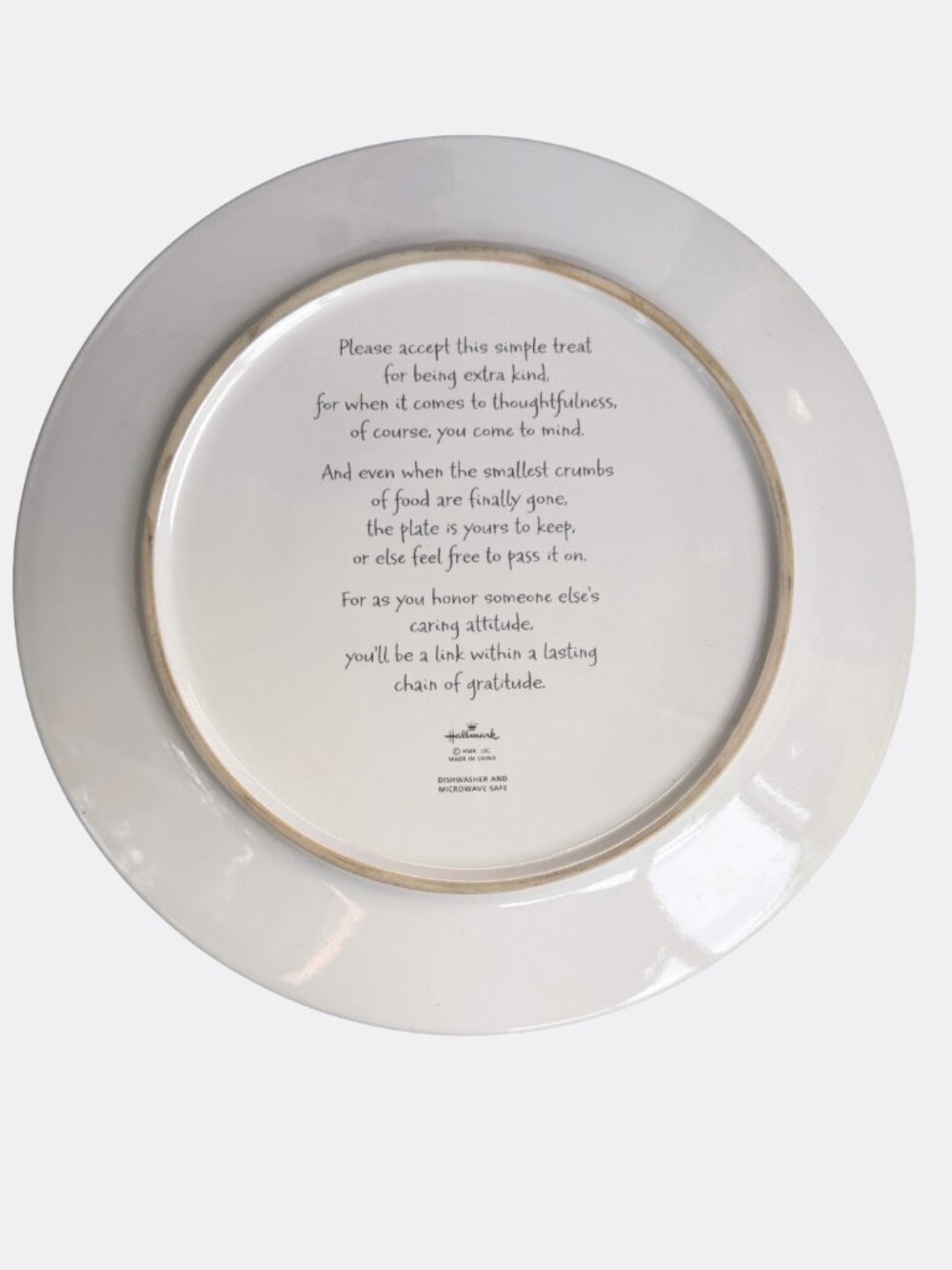 Hallmark A Grateful Plateful Cherry Appreciation Giving Plate 12” Platter - Picture 2 of 6